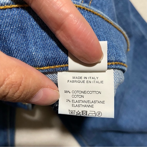 OTTOD'AME Flared Sailor Jeans Blue Size 28 - Picture 9 of 16